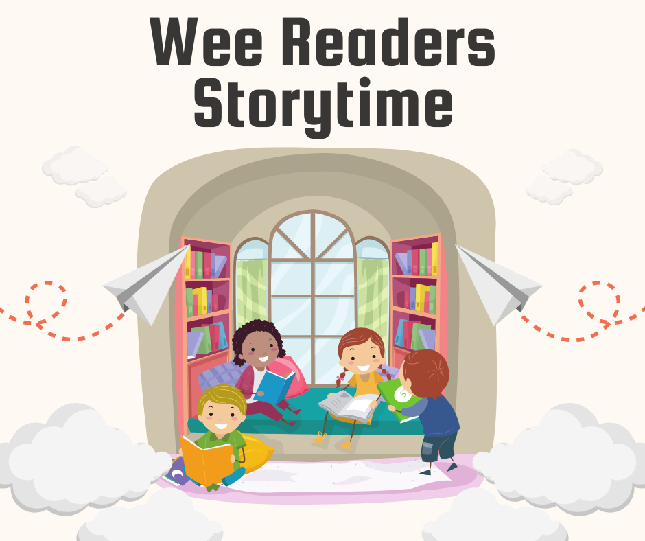 Wee Readers Storytime logo Wee Readers Storytime logo