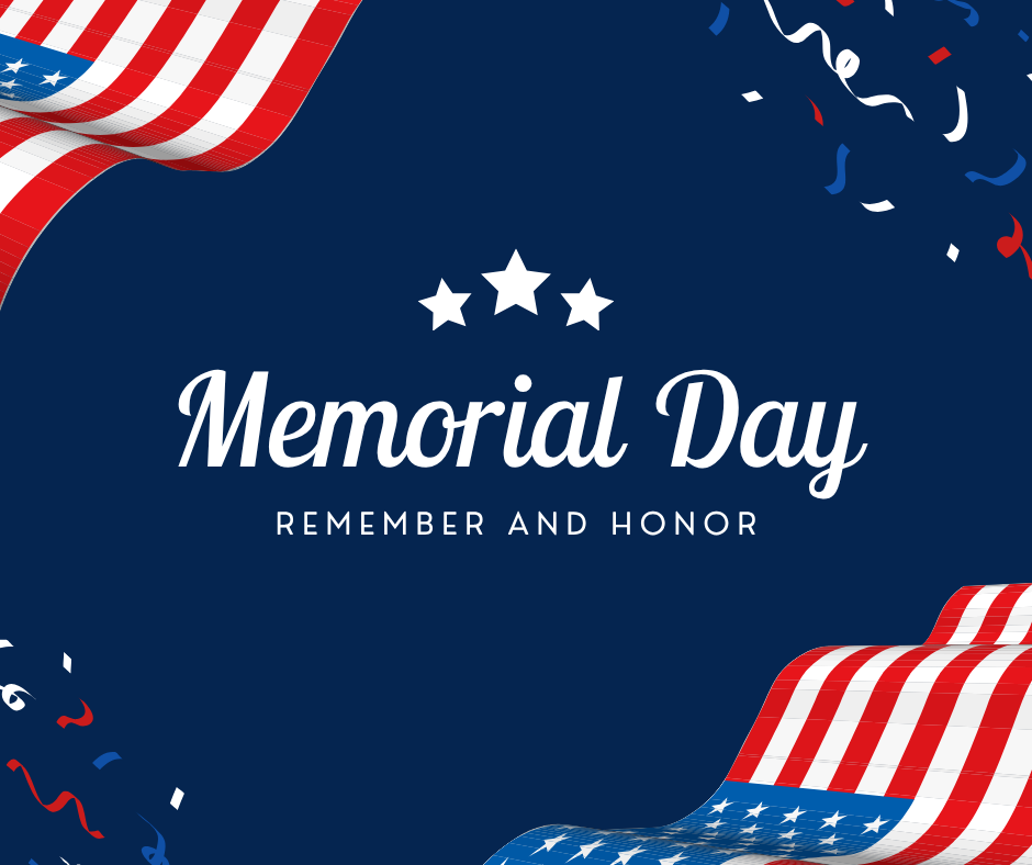 Decorative - Memorial Day - remember and honor
